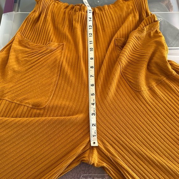 Free People Movement Blissed Out Ribbed Pull On Wide Leg Pants Size Medium - Picture 12 of 16